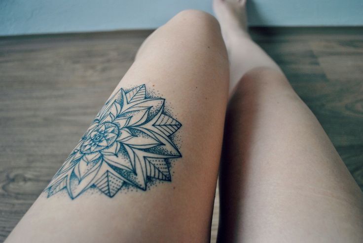 Symmetric blackwork mandala