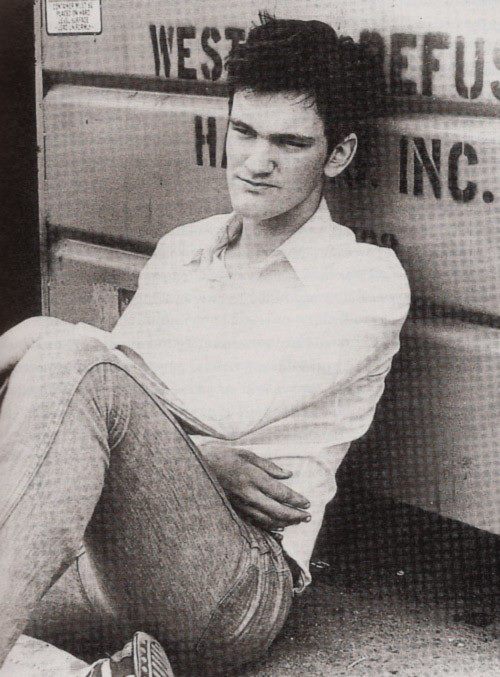Quentin Tarantino in a rare portrait