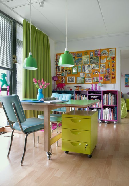 Creative home workspace
