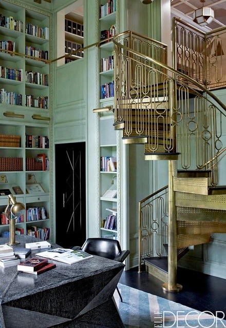 Sculptural interior stairs