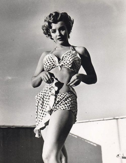 Retro beach portrait