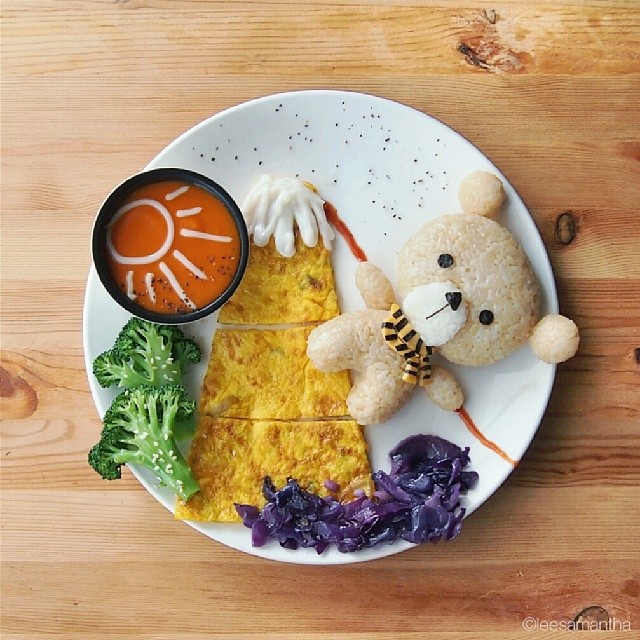 Samantha Lee edible food sculpture