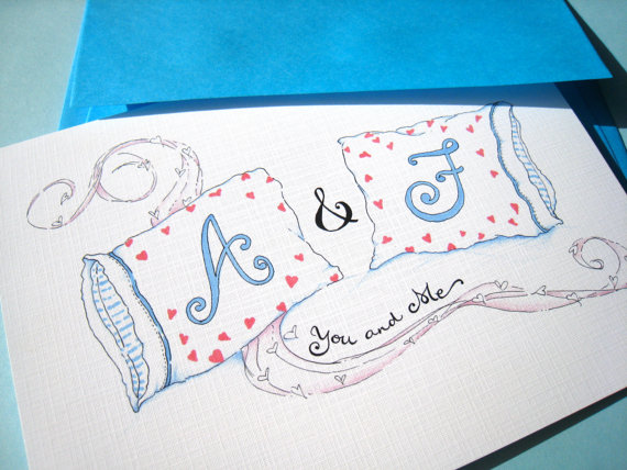 Handmade Valentine card example 4