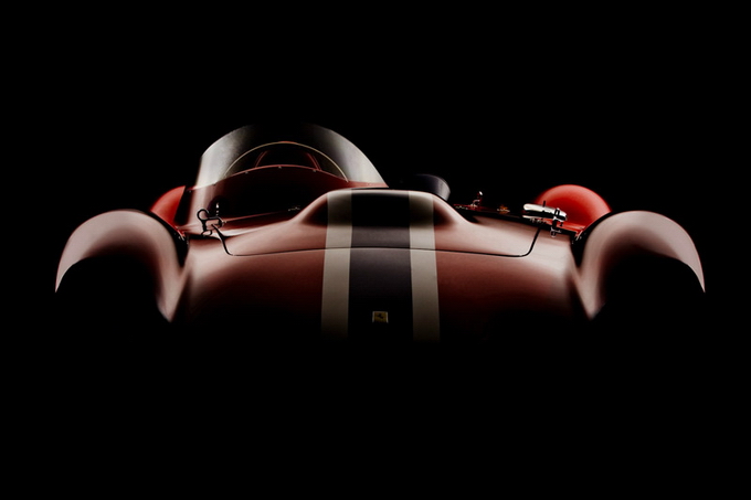 Black-background classic automobile by Ken Brown