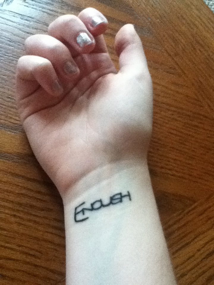 Inner wrist tattoo design composition