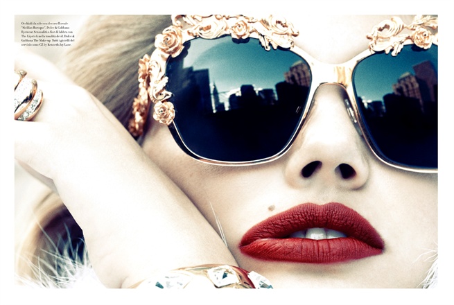 kate-upton-vogue-italia16 Kate Upton Helmut Newton inspired Meisel story