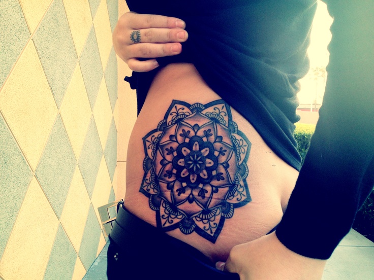 Large ornamental mandala tattoo