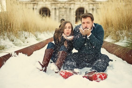 Couple detail or portrait from holiday engagement set