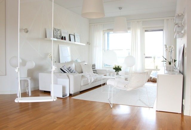 Fabric indoor hanging chair