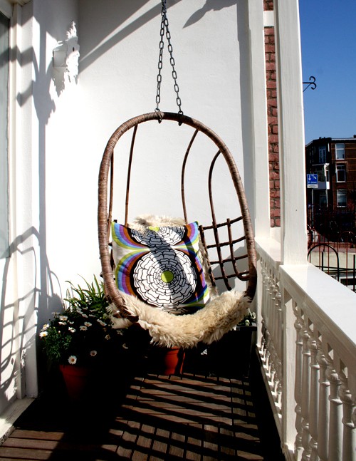 Balcony garden with vertical greenery