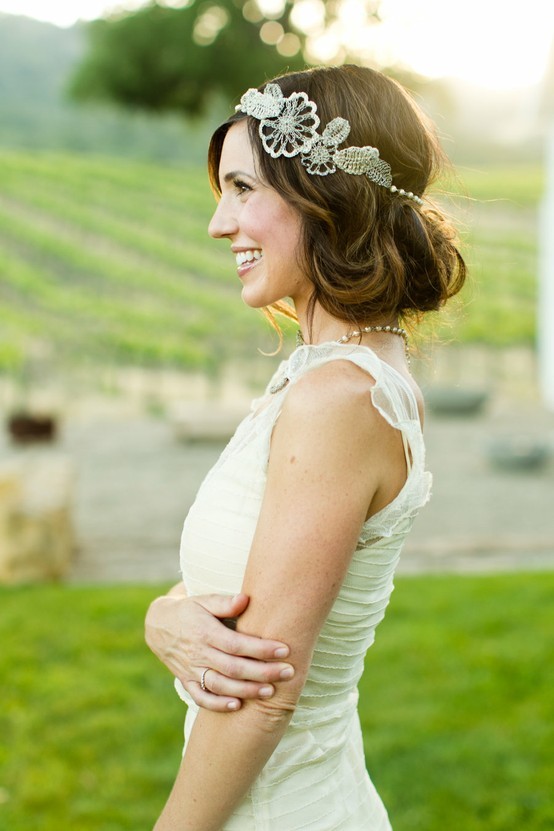 Veil-ready bridal hairstyle