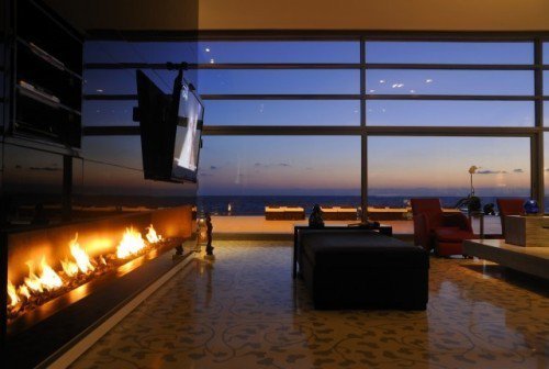 Contemporary fireplace surround design