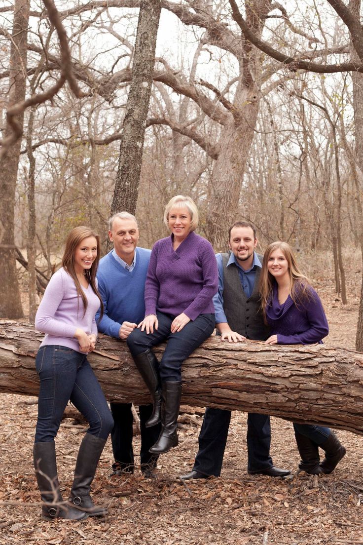 Vertical large family portrait