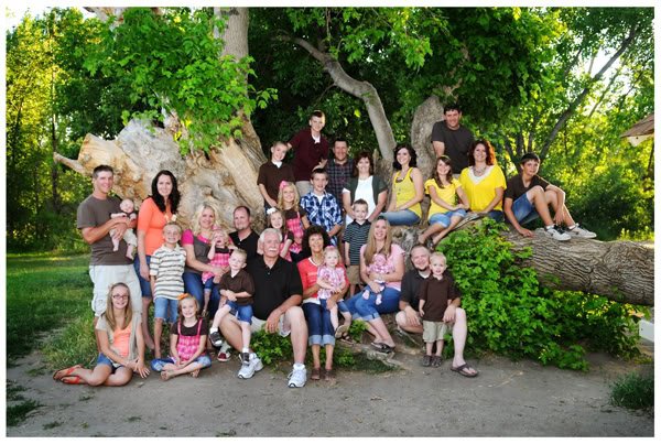Family photography composition