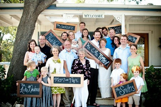 Family posing inspiration