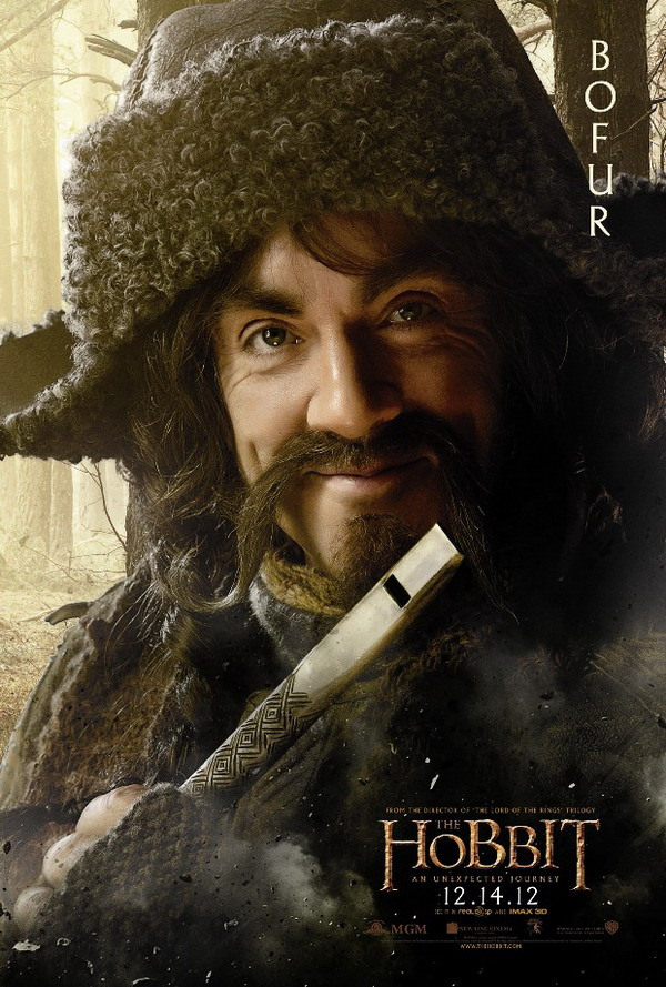 Bofur character poster from The Hobbit: An Unexpected Journey