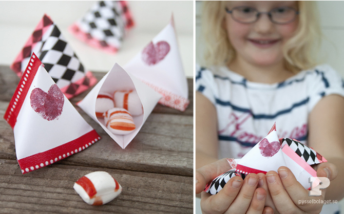 Valentine treat craft for kids