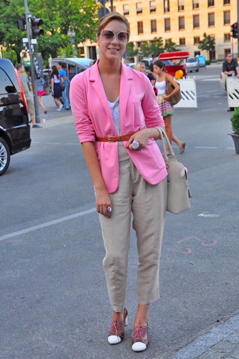 Night neon street fashion