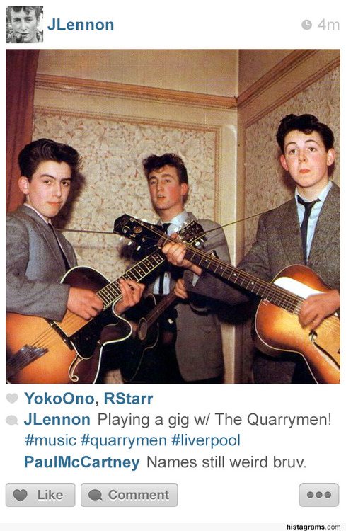 Histagram historical social media satire