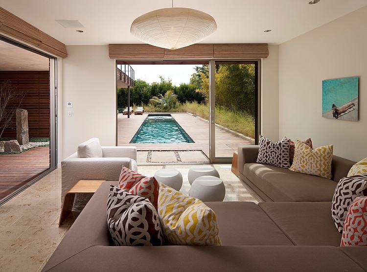 Terrace overlooking the landscape