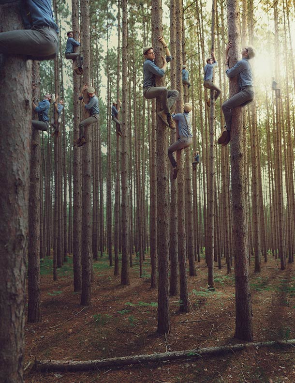 Vertical surreal composition by Logan Zillmer