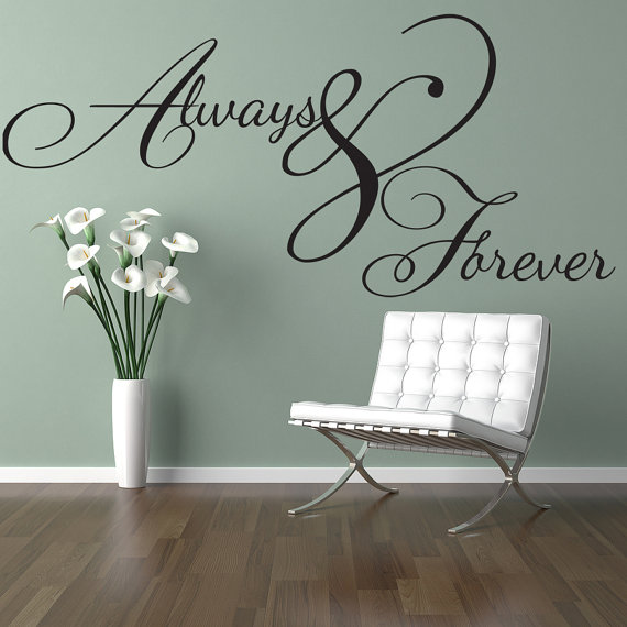 Square romantic typography art