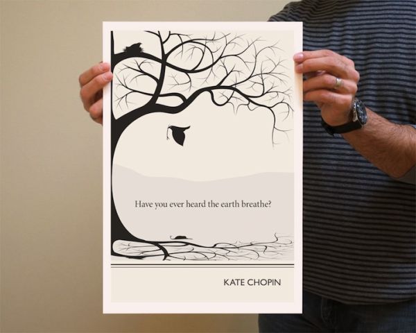 Graphic interpretation of a famous literary line