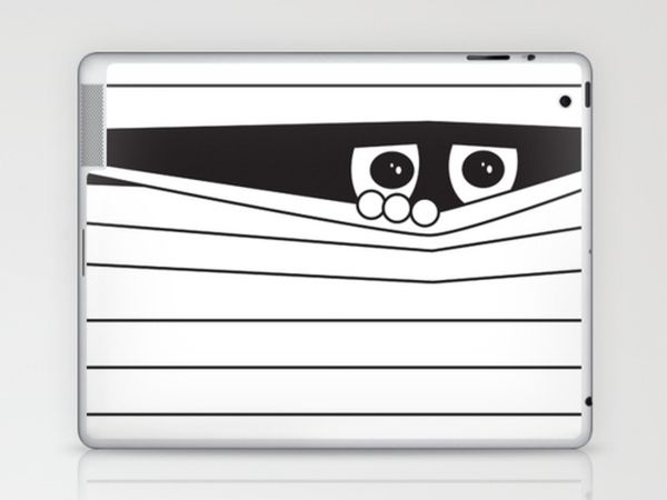 Graphic pattern laptop skin