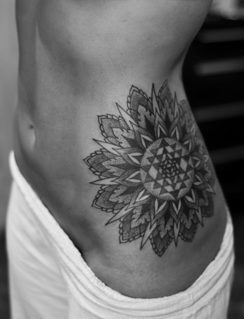 Half-sleeve mandala panel