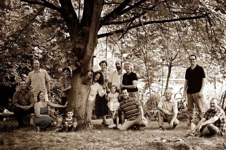 Multi-generation family photo
