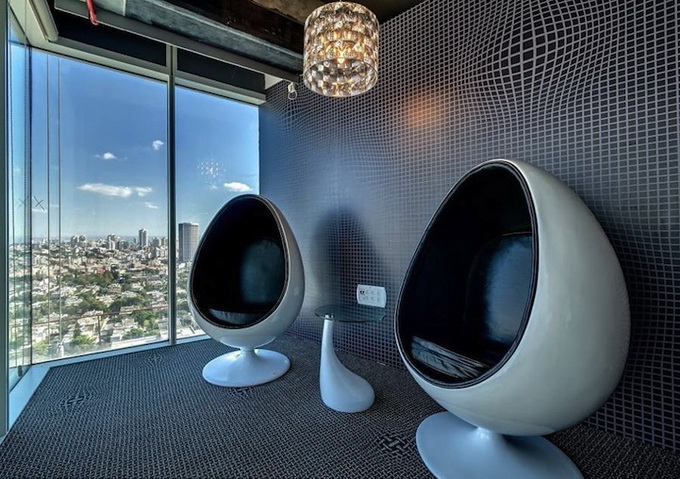 Google Tel Aviv themed interior detail