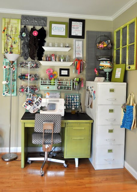 Bright craft workspace