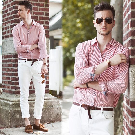 Men's shorts and summer street style