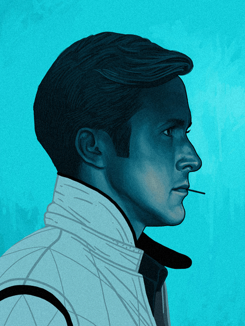 The Driver from Drive in quilted jacket with toothpick