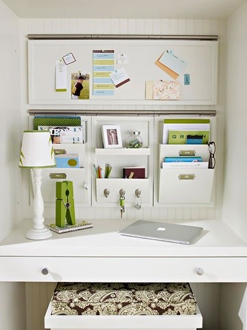 Small office organization detail
