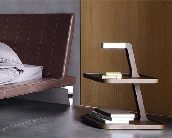Minimal bedside table design