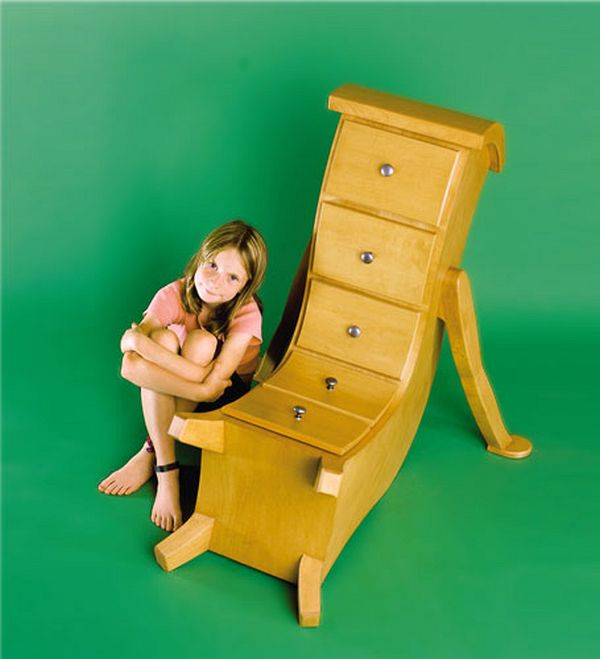 Surreal Straight Line Designs cabinet