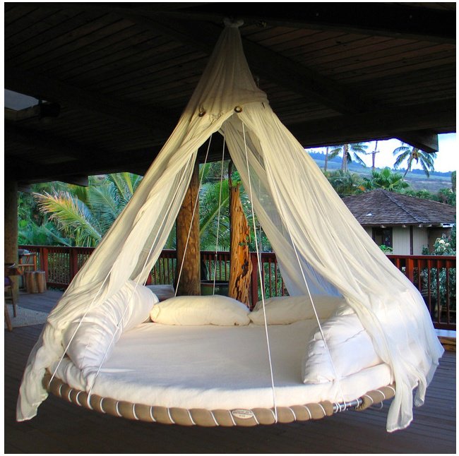 Compact floating bed concept