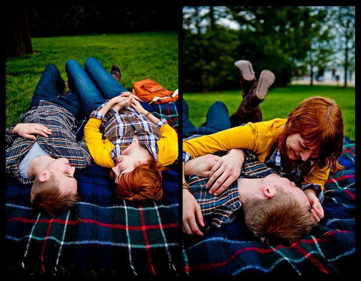 Couple walking after a picnic engagement session