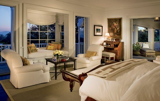 Wide bay window seating