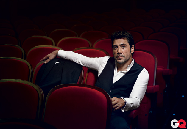 Javier Bardem GQ editorial portrait