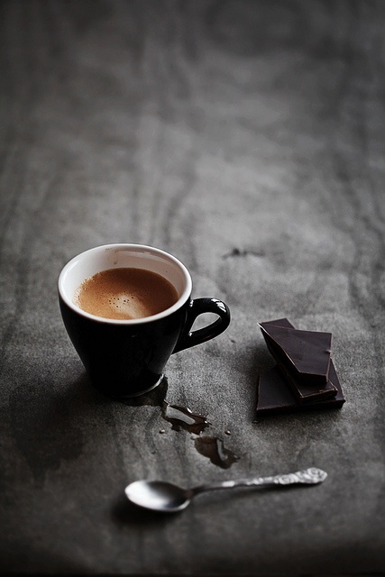 Coffee and cup detail