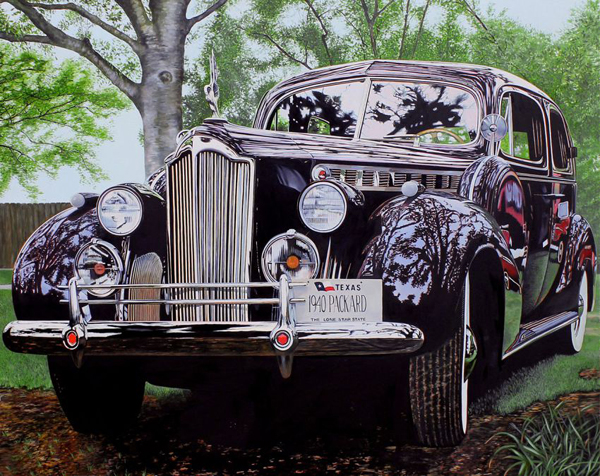 Hyperreal car chrome and paint
