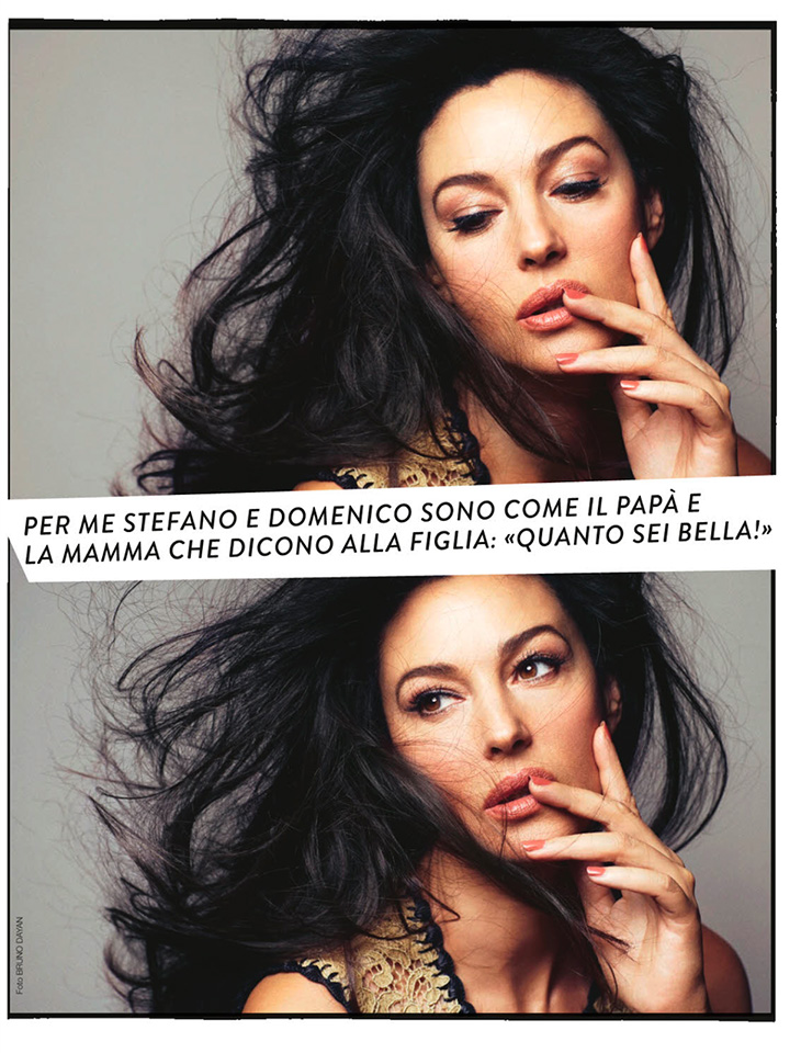 Monica Bellucci Grazia Italia March 2013 portrait