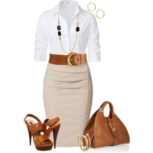 Casual chic work ensemble