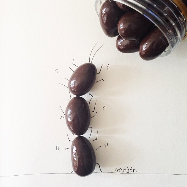 Whimsical doodle by Ann Jaafar