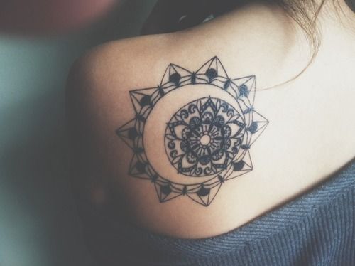 Asymmetric mandala burst