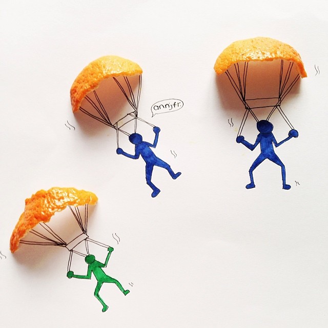 Food and ink by Ann Jaafar