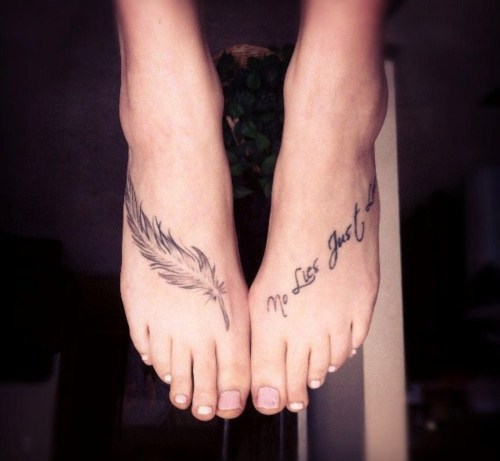Minimal line foot design