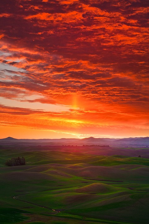 sunset sky photograph
